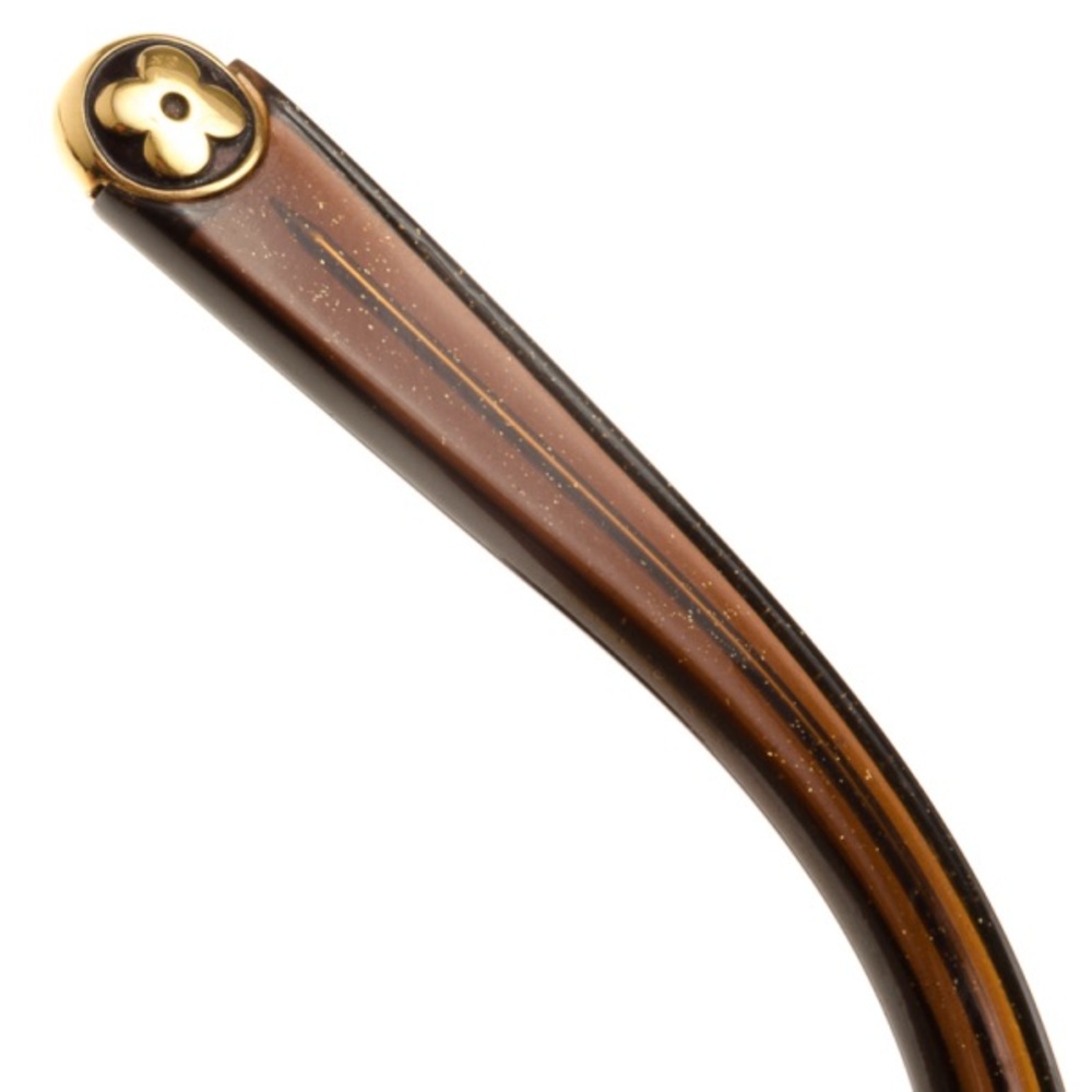 Louis Vuitton Brown Glitter Hortensia Woman Sunglasses - Picture 5 of 8